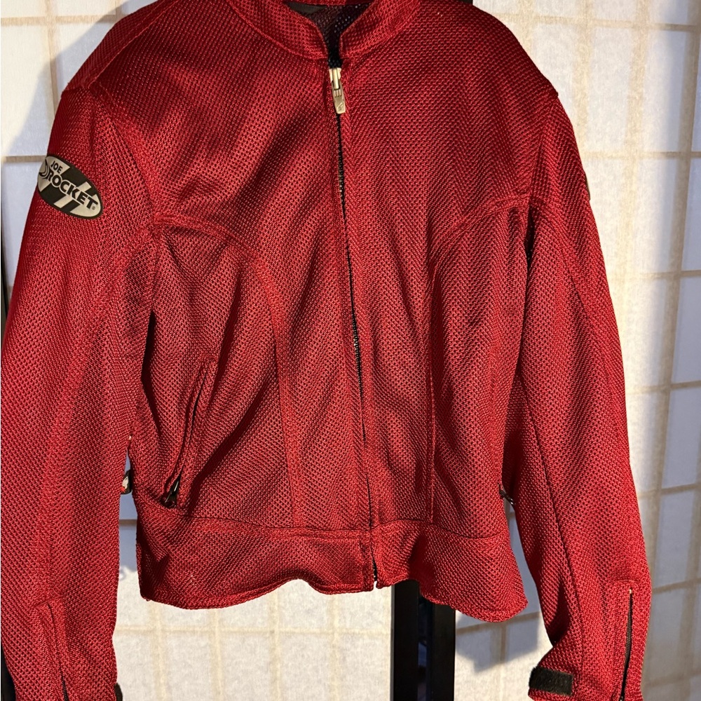 Red Mesh Joe Rocket Woman’s Motorcycle Jacket